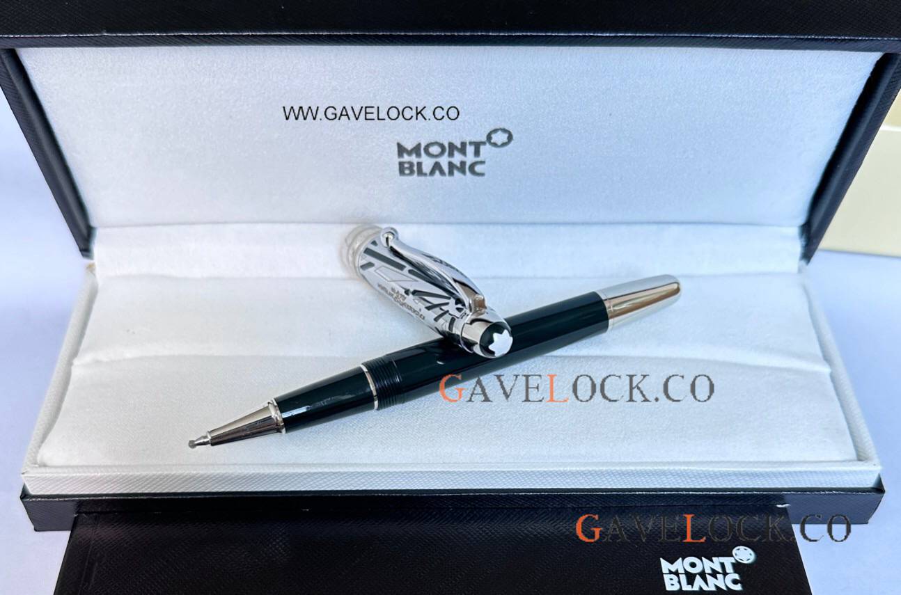 Knockoff Mont Blanc 100th Meisterstuck Doue Green Rollerball Midsize